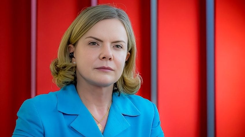 Gleisi Hoffmann, presidente do PT