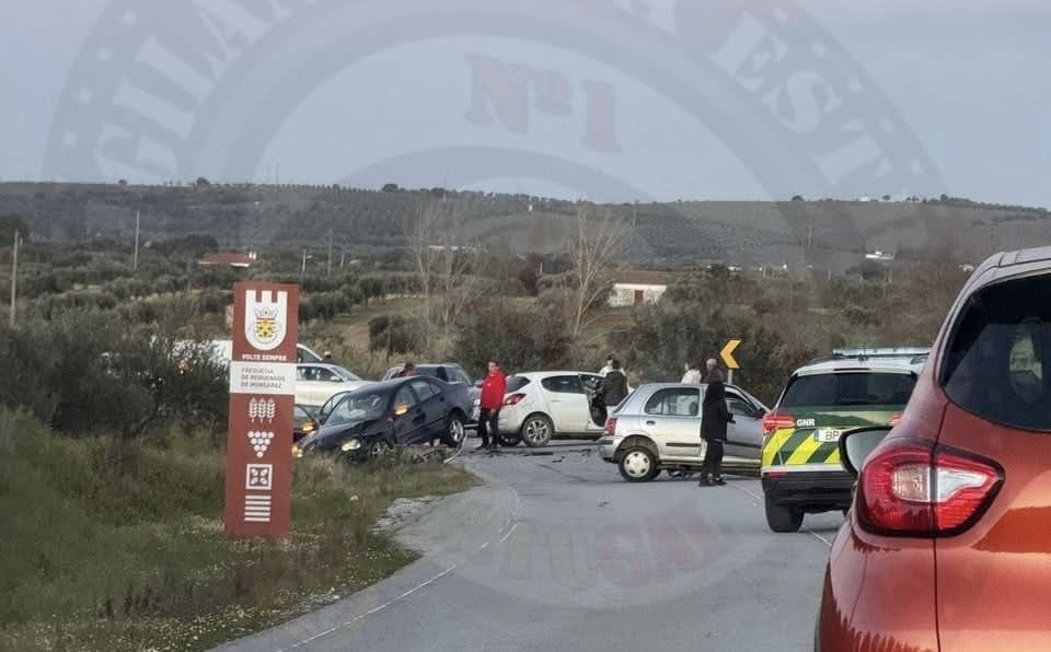 Seis feridos em acidente entre Reguengos de Monsaraz e São Pedro do Corval 