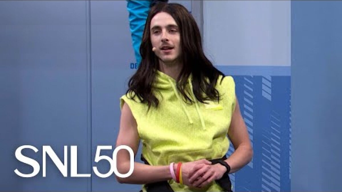 Timothée Chalamet é instrutor de bungee jump nesta esquete 'SNL'