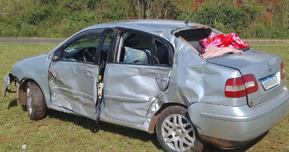 Acidente de trânsito deixa três feridos em Palmeira das Missões 
