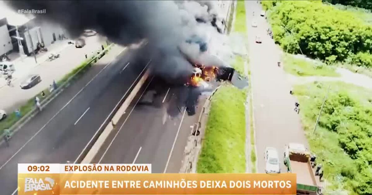 Acidente entre caminhões deixa dois mortos em Maringá (PR) – Record