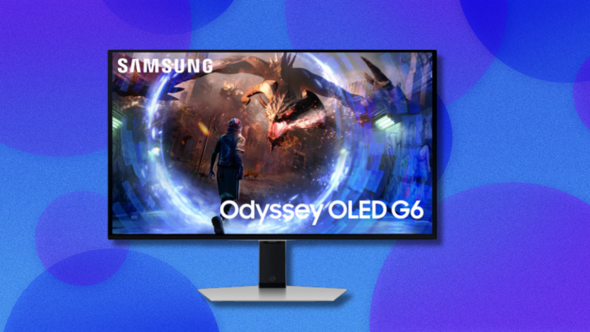 Atualize seu PC para jogos com US $ 350 fora do Samsung Odyssey Oled G6 Gaming Monitor