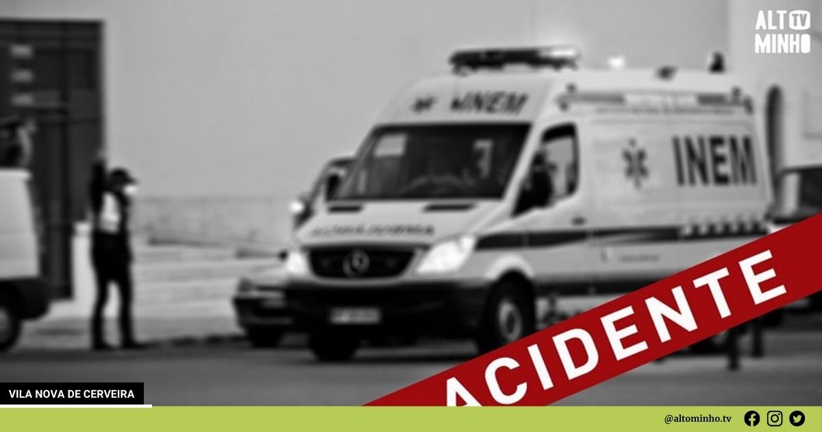 EN13 cortada em Cerveira devido a acidente com feridos graves