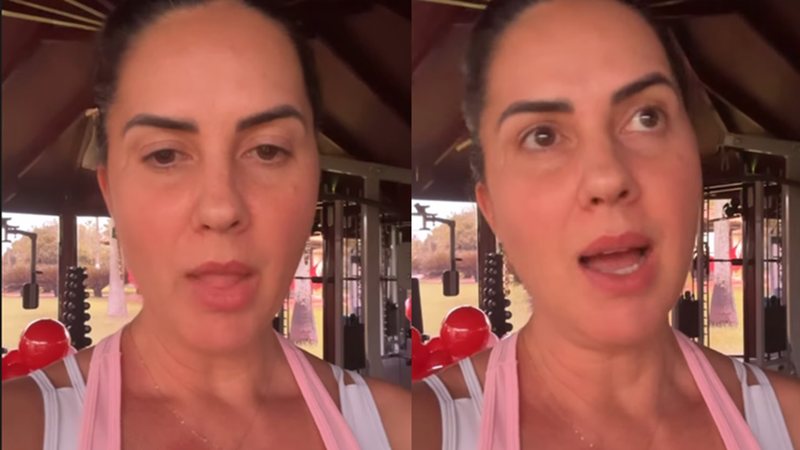 Graciele Lacerda relata acidente na fazenda: 'Chorei muito'