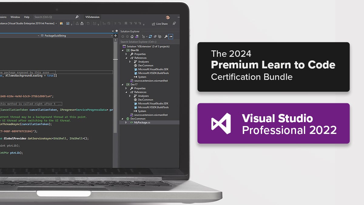 Inicie uma carreira de codificação no Microsoft Visual Studio e 15 cursos por apenas US $ 88