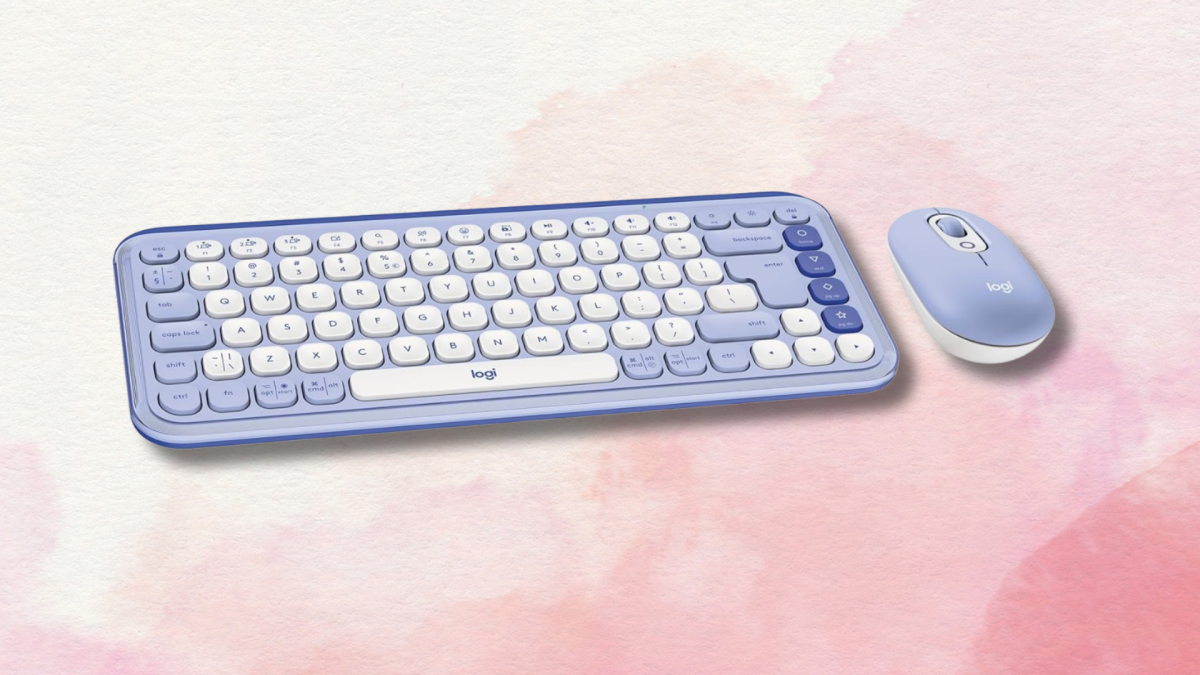 Live Your Kawaii Gamer sonha com este teclado de ícone pop logitech e combo de mouse com desconto Logitech