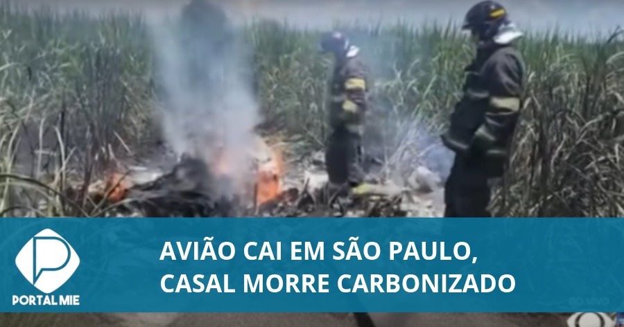 Outro acidente aéreo em SP mata duas pessoas carbonizadas - Portal Mie