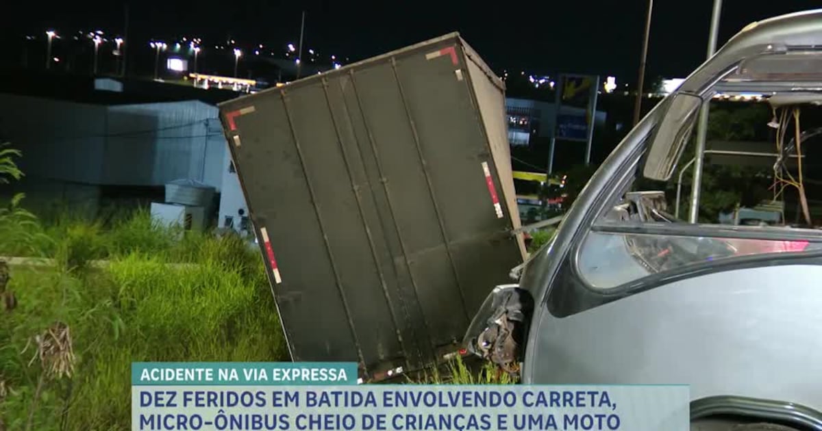 Polícia investiga causas de acidente com micro-ônibus e carreta na Grande BH – Noticias R7