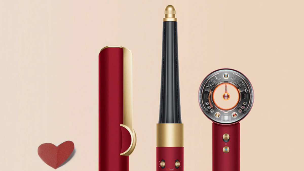 Presente do Dia dos Namorados de Dyson para você: o Airwrap ID Multi-Styler em um lindo veludo vermelho de edição limitada