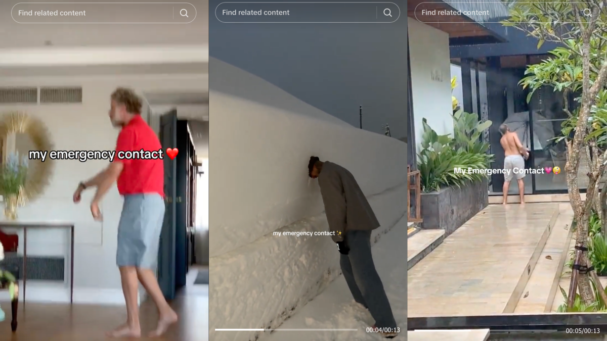 Tiktok é minha tendência de contato de emergência, explicou