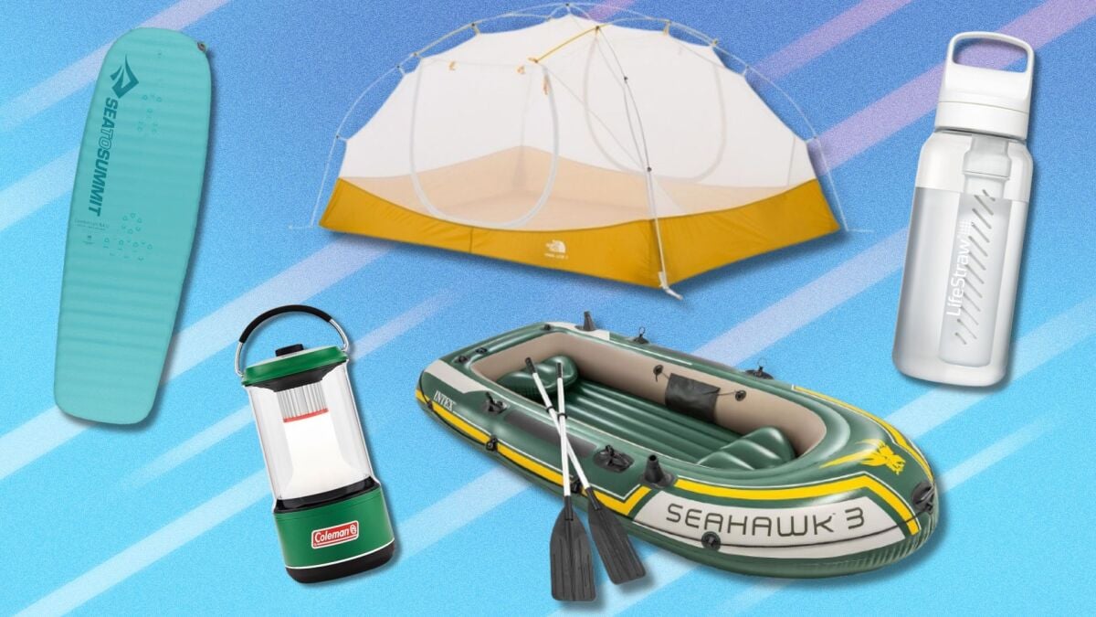Toneladas de equipamentos de acampamento são de até 50% de desconto antes da primavera e do verão