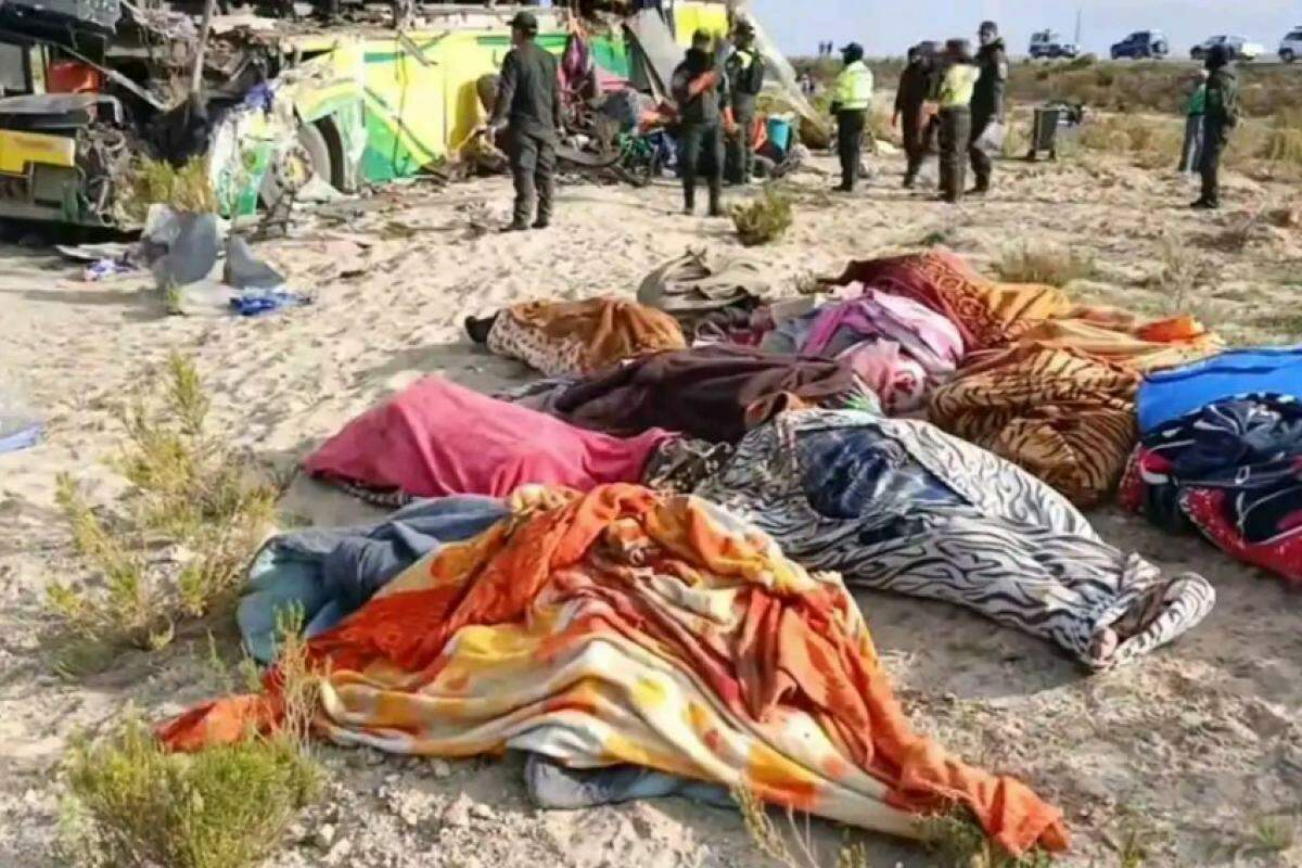 O acidente aconteceu na rota entre as cidades de Uyuni e Colchani.