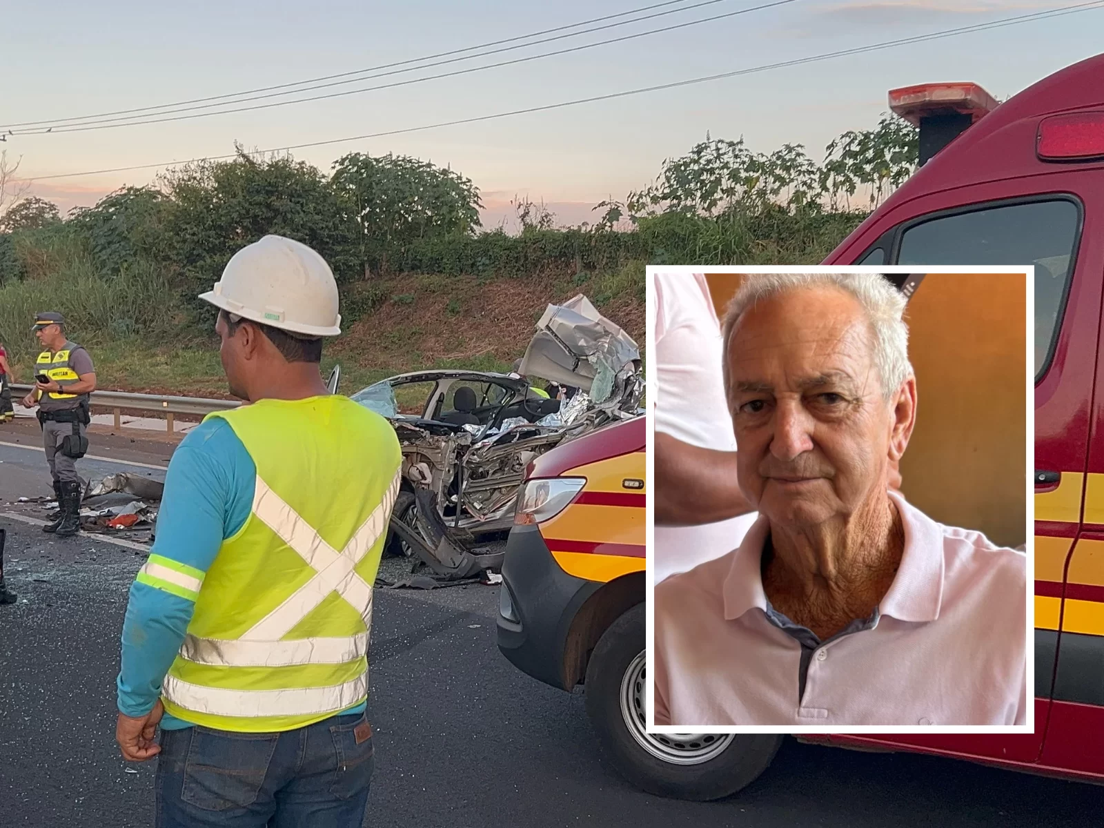 Idoso morto em acidente em Araraquara na SP-255 será sepultado na quinta em Sertãozinho