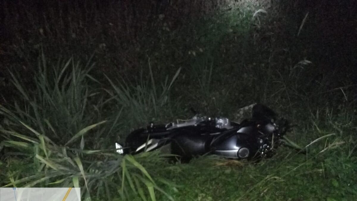 Motociclista morre em acidente na PR-444 na noite de domingo
