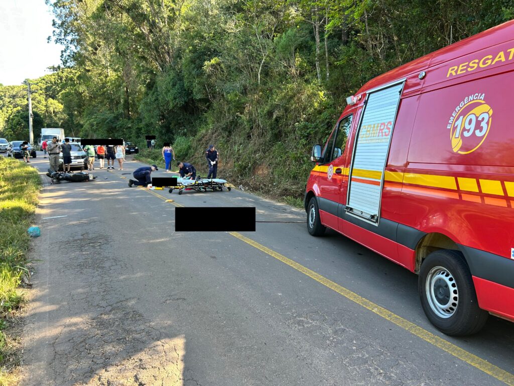 Mulher m*rre em acidente na via alternativa para a BR 470, entre Veranópolis e Cotiporã