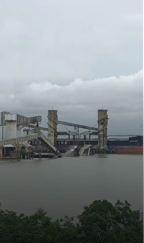 Queda de estrutura em porto de Barcarena, no Pará, deixa feridos e...