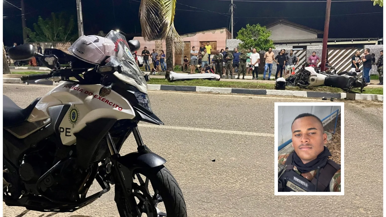 Sargento do Exército morre após colidir em árvore