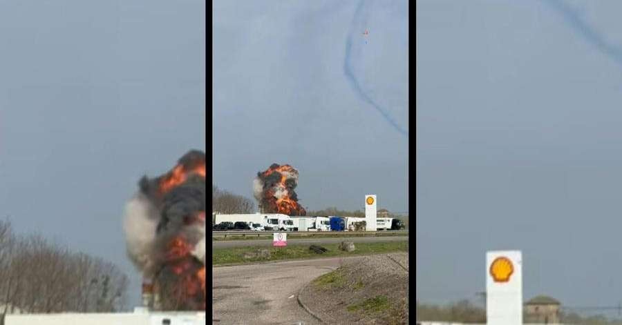 Vídeo mostra acidente entre aviões da Força Aérea Francesa