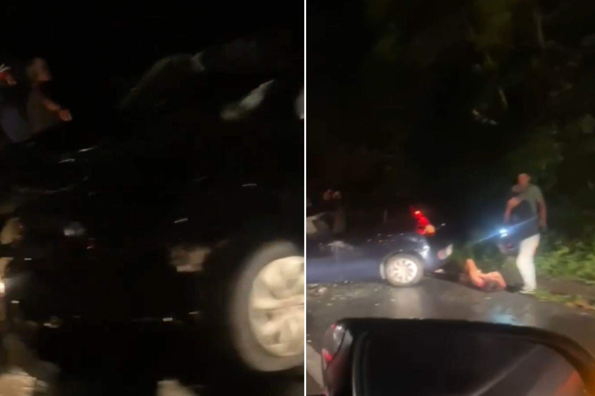 Acidente deixa quatro feridos e interdita rodovia no litoral de SP por mais de 4 horas