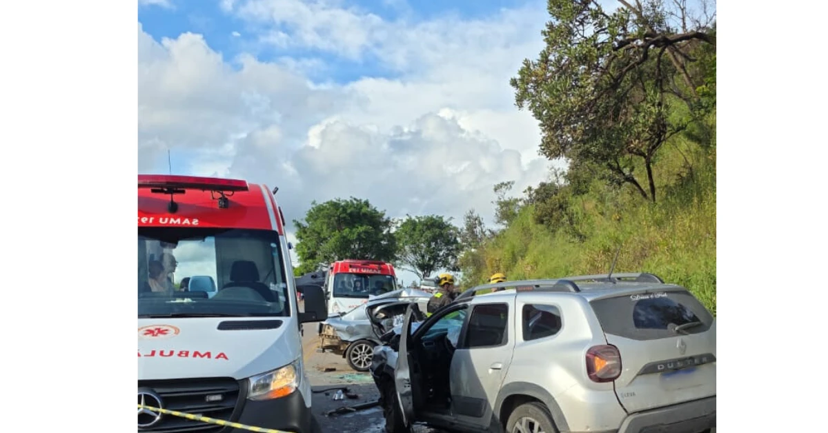 Acidente termina em uma morte e dois feridos