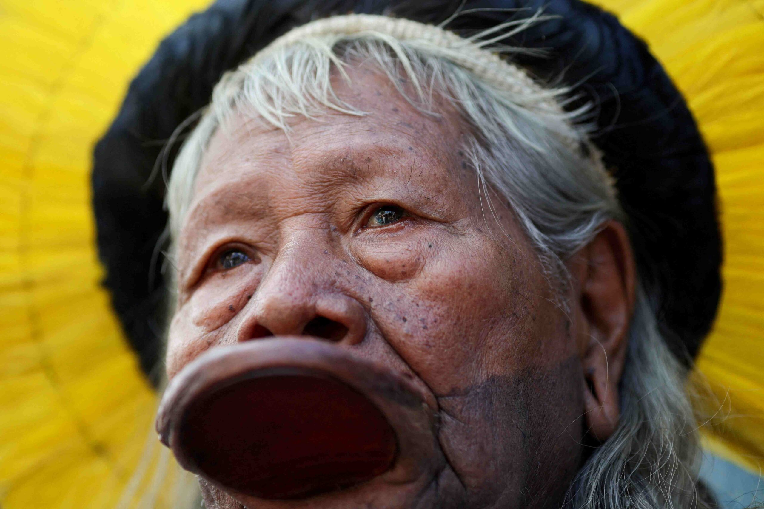 Cacique Raoni diz ser contra exploração de petróleo na Foz do Amazonas