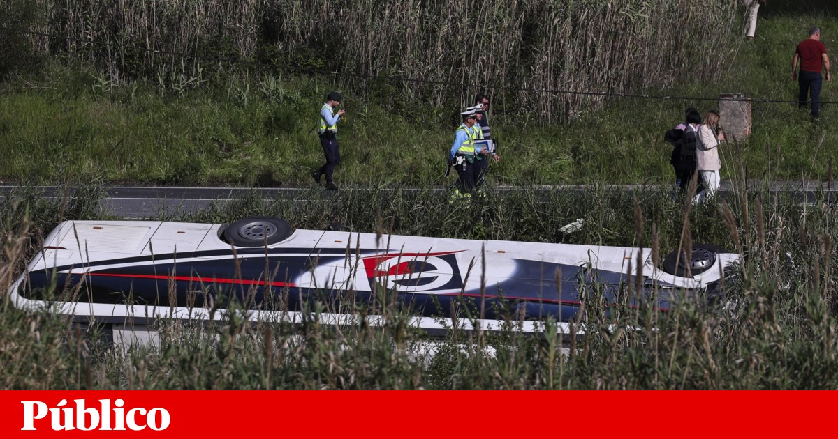 Despiste de autocarro no Cartaxo faz 38 feridos, três em estado grave | Acidentes