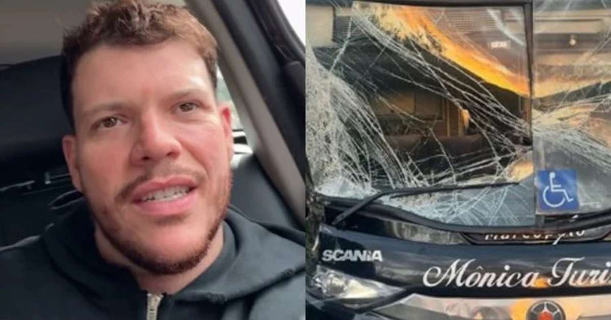 Ferrugem sofre acidente de ônibus; saiba o estado de saúde do cantor