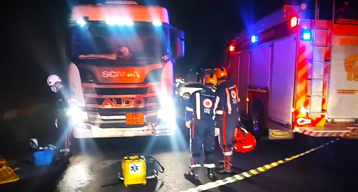 Gravíssimo acidente em PG deixa uma pessoa em óbito na BR-376