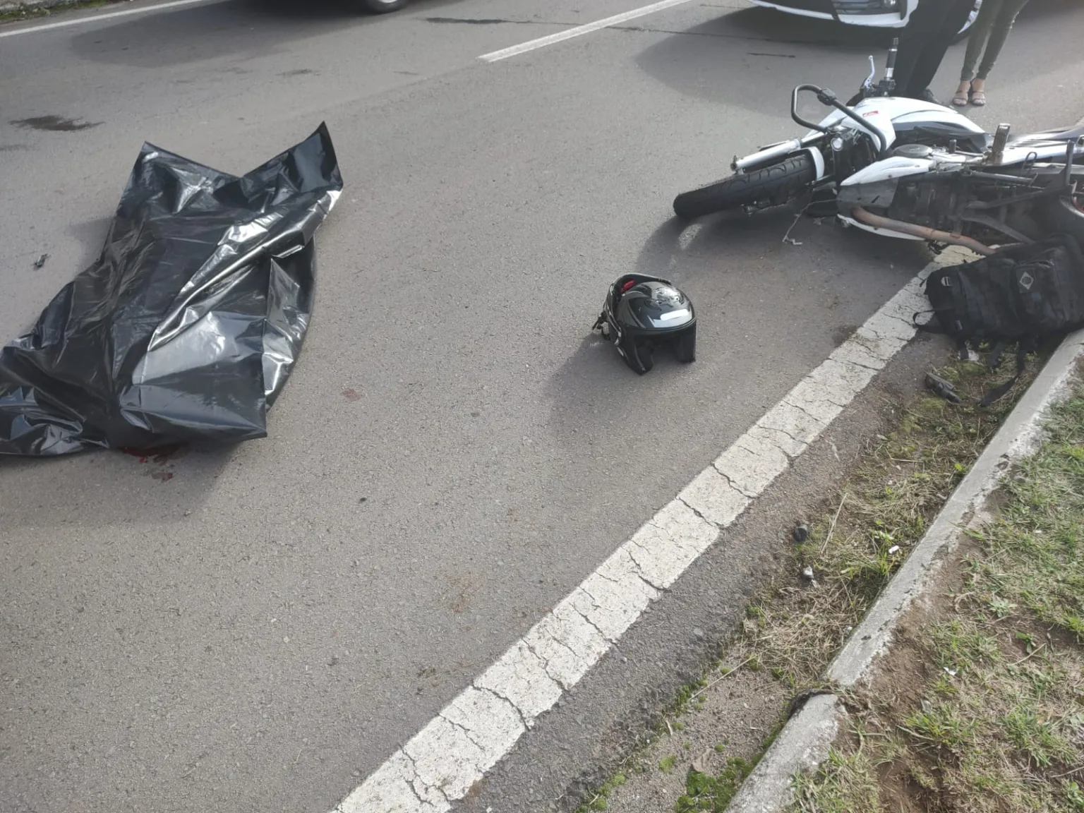 Identificado motociclista morto em acidente na RSC-453, em Caxias do Sul