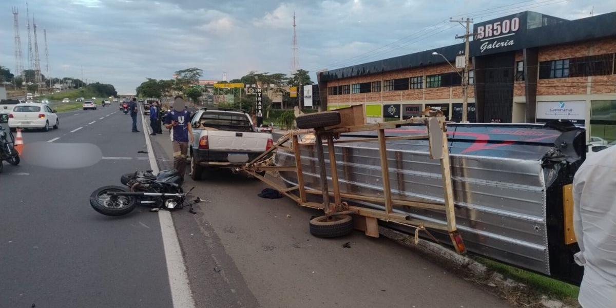 Motociclista de 61 anos morre em acidente na rodovia Assis Chateaubriand, em Rio Preto