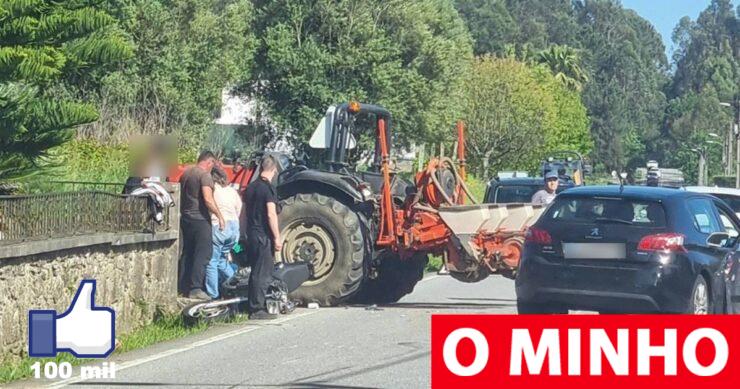 Motociclista morre após colisão com trator em Viana