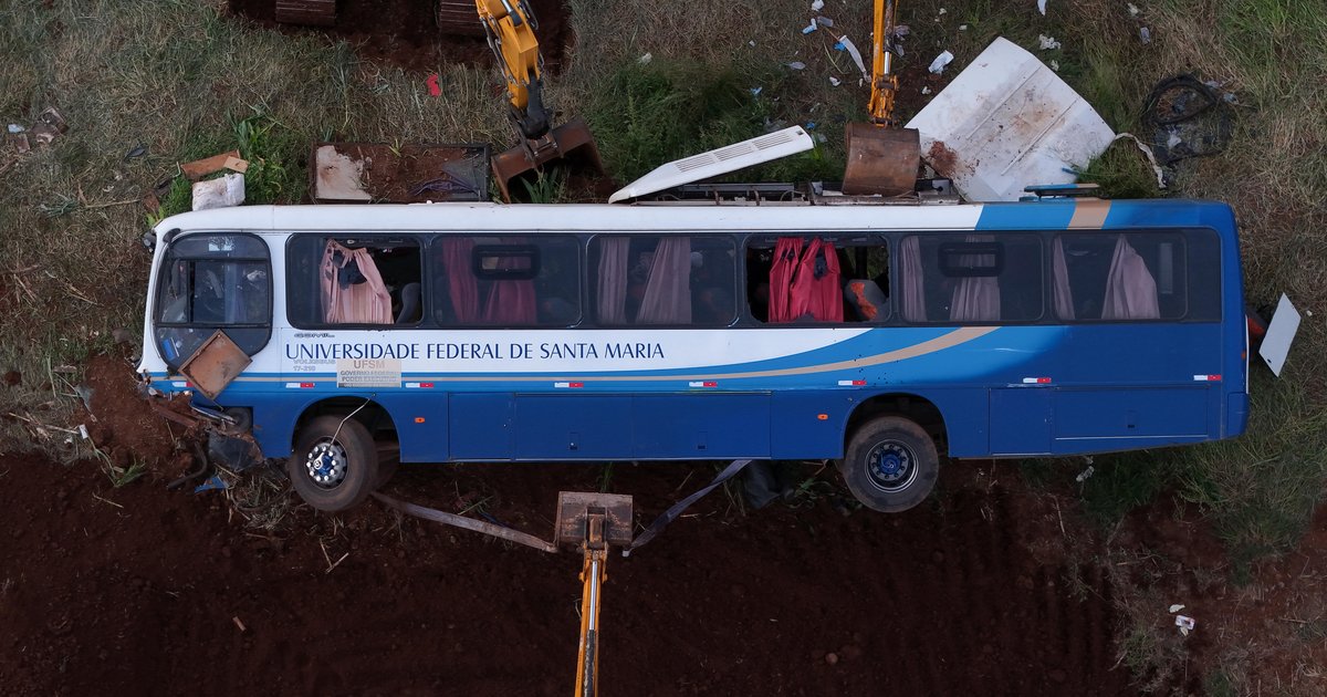 Ônibus da UFSM envolvido em acidente tinha cinto de segurança e aprovação recente de agência reguladora, aponta laudo