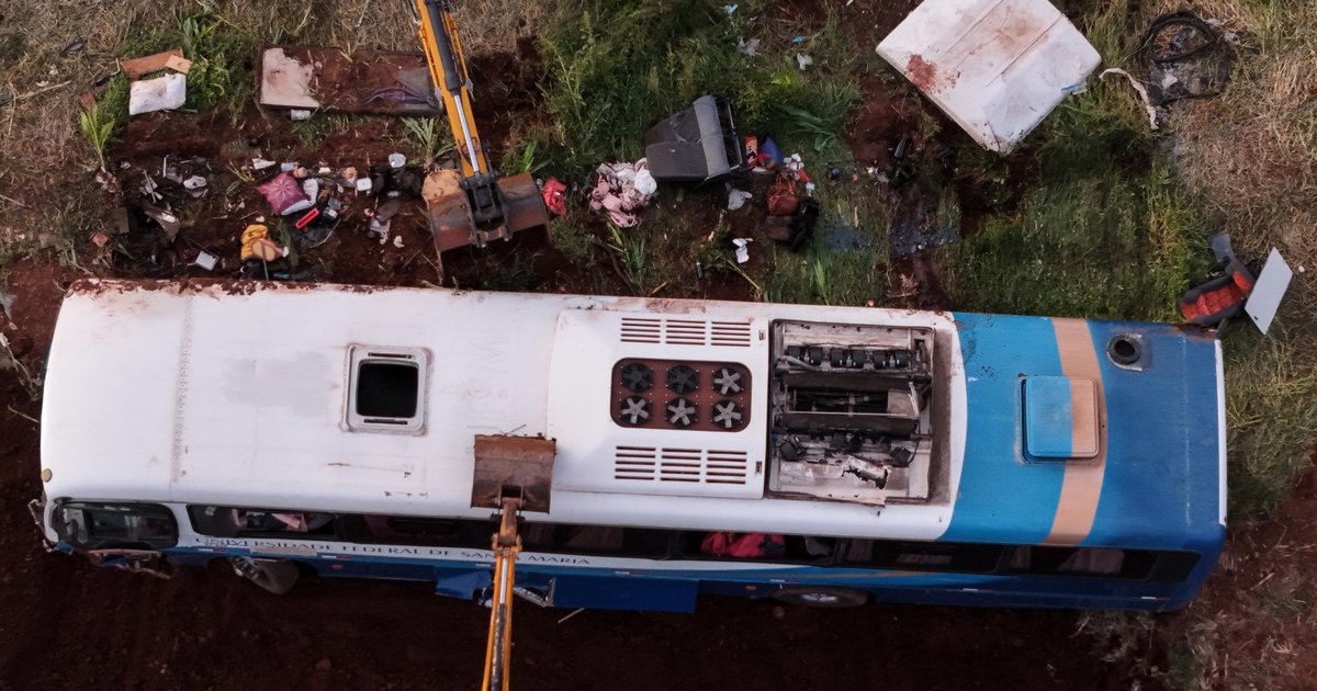 Passageiros relatam que não havia cinto em todos os assentos de ônibus da UFSM envolvido em acidente, diz delegado