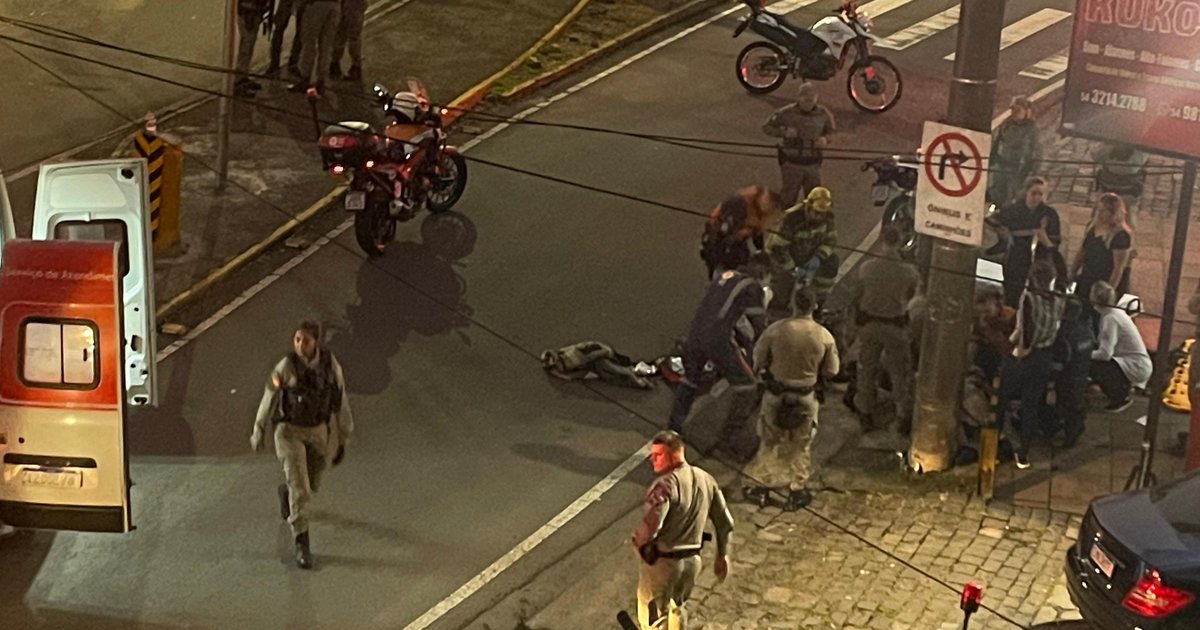 Policial militar sofre acidente durante perseguição em Caxias do Sul