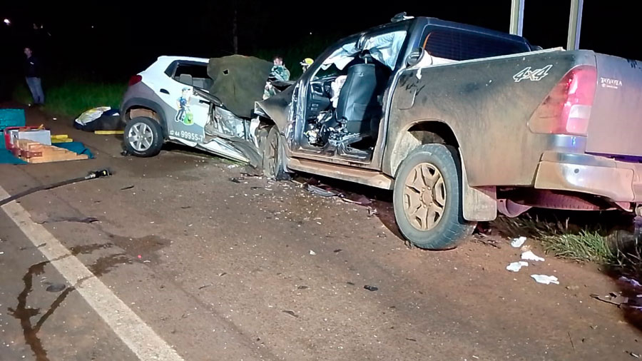 Quatro mortos em acidente em Mamborê são identificados