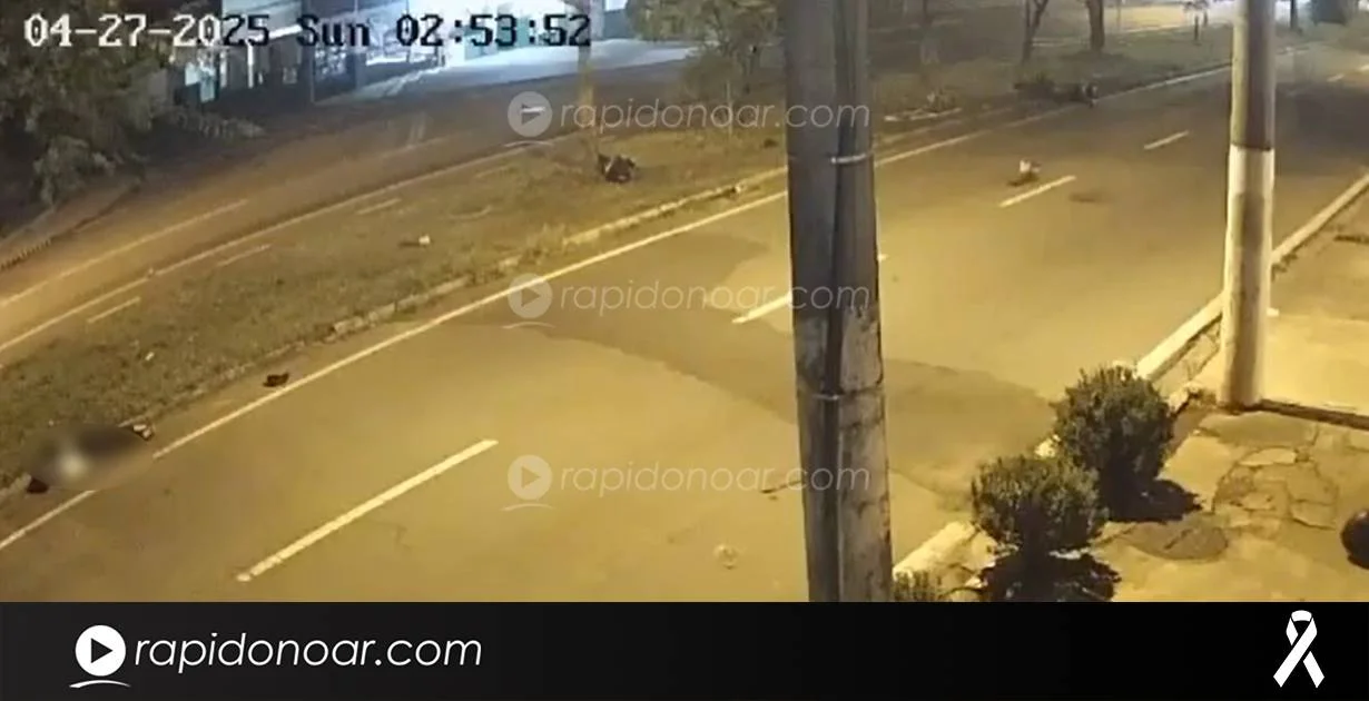 Vídeo mostra acidente impressionante que matou jovem na Avenida Lauro Corrêa em Limeira