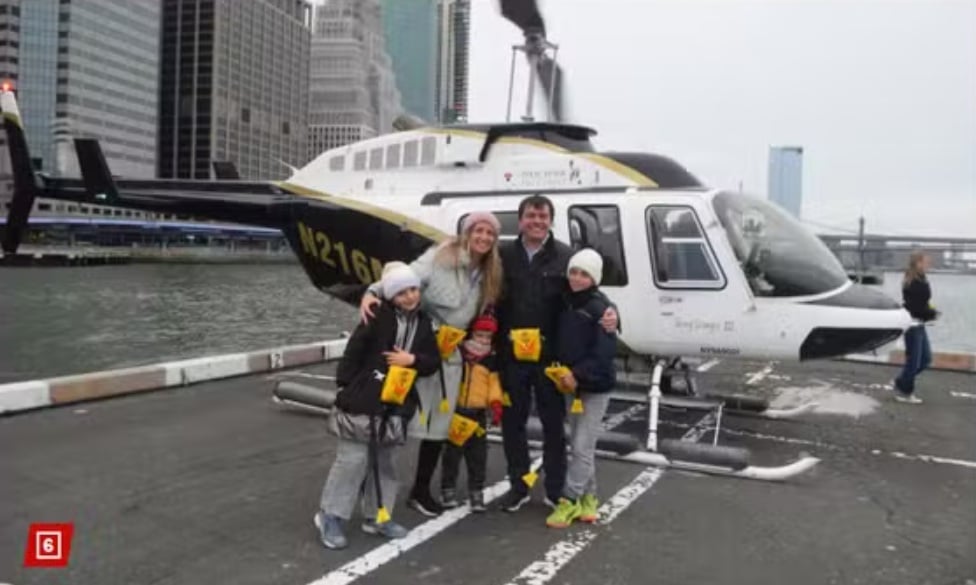 família morta em acidente de helicóptero tirou fotos antes do voo