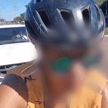 Atropelada na Av, Guaicurus, ciclista filmou acidente e diz ter sido perseguida - Direto das Ruas