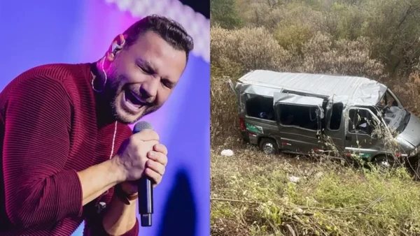 Cantor da banda Desejo de Menina se envolve em grave acidente com uma morte e 6 feridos