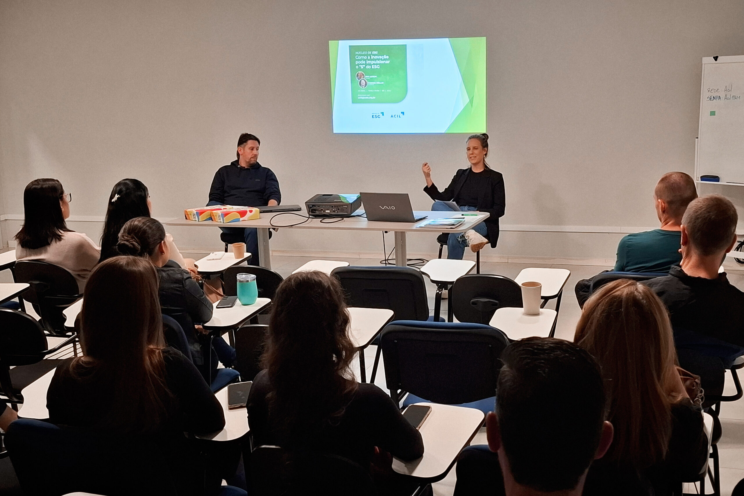 Com Palestra Sobre InovAção, Núcleo de Esg da Acil Enerra Ciclo de Encontros Abertos de 2025