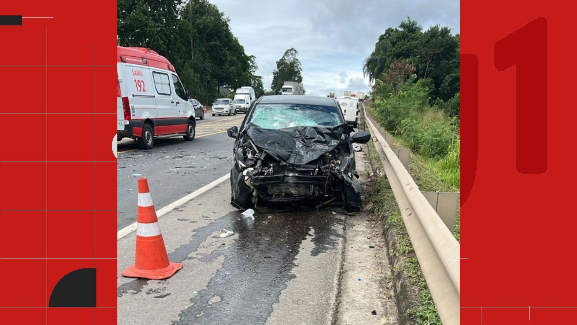 Duas pessoas morrem em acidente na BR-101, no Norte do ES - G1