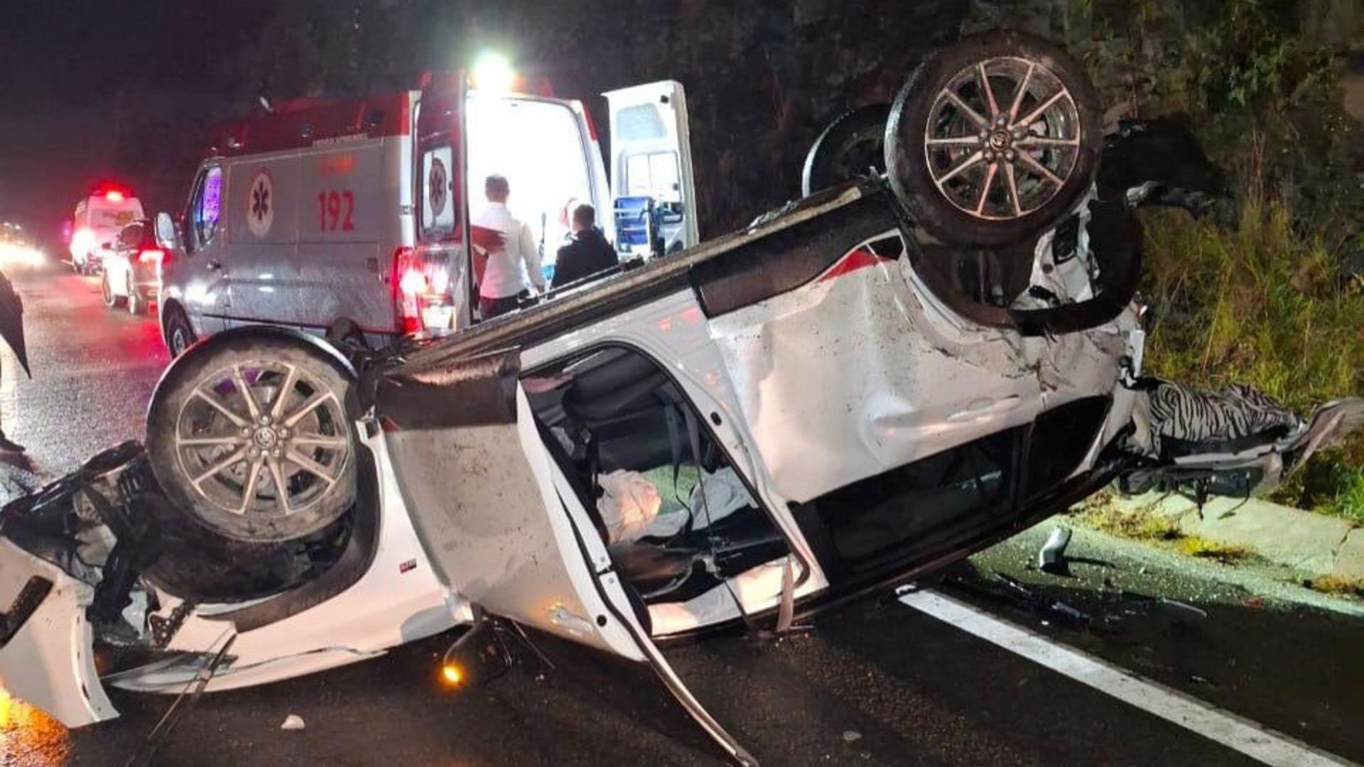 Ex-prefeita de SC sofre grave acidente na BR-282