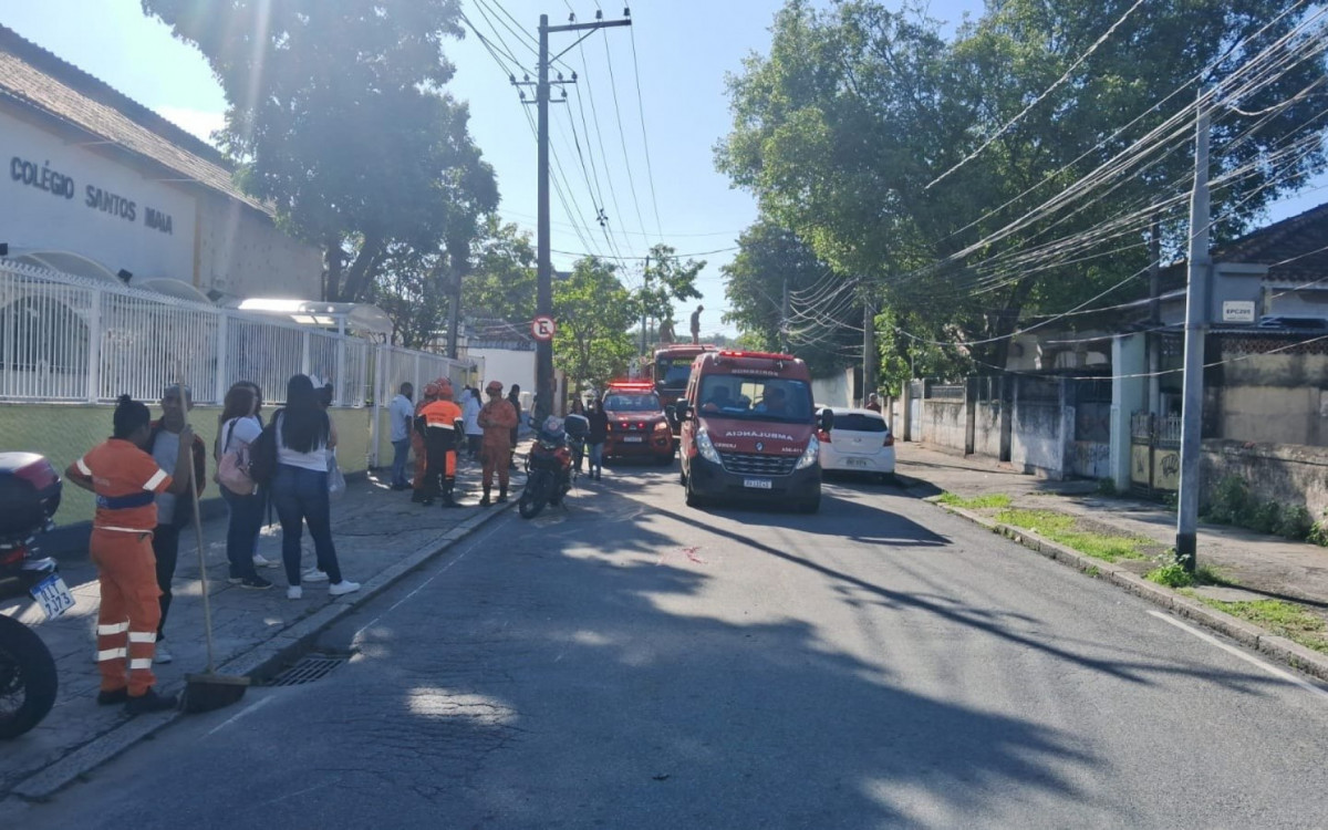 Homem fica gravemente ferido em acidente entre ônibus e moto em Campo Grande | Rio de Janeiro