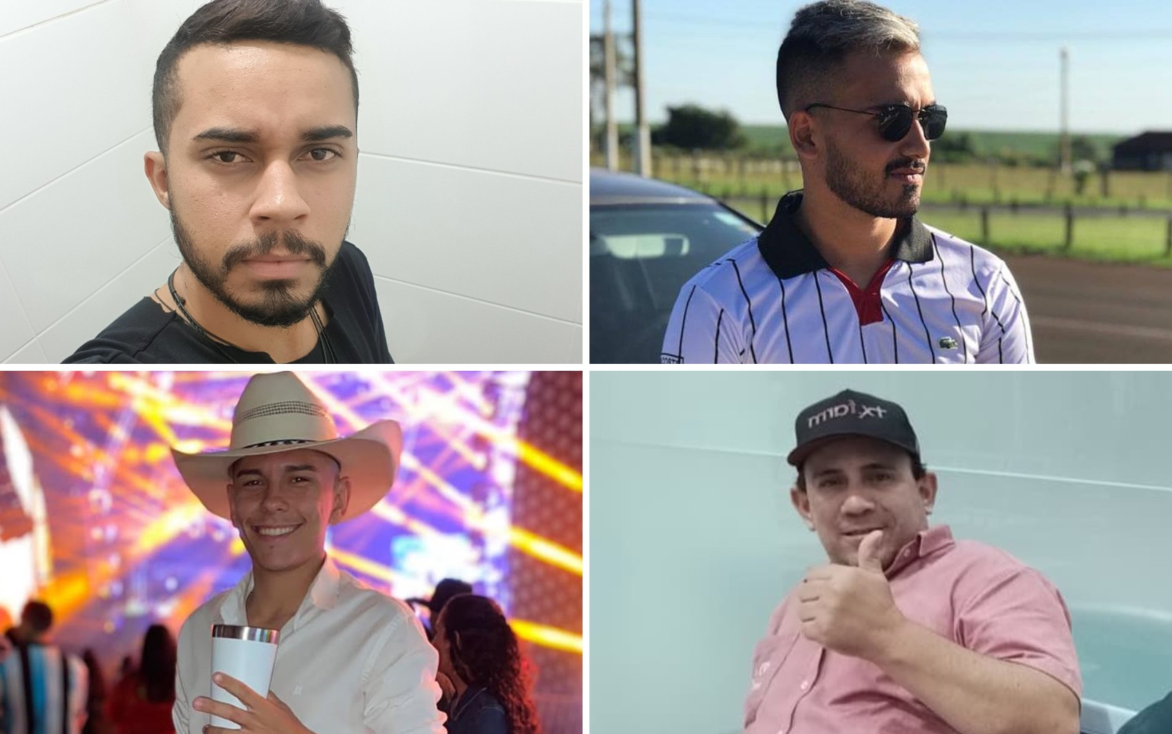 Jovens que voltavam de rodeio e motorista: saiba quem eram as pessoas mortas em ... - G1 - Globo