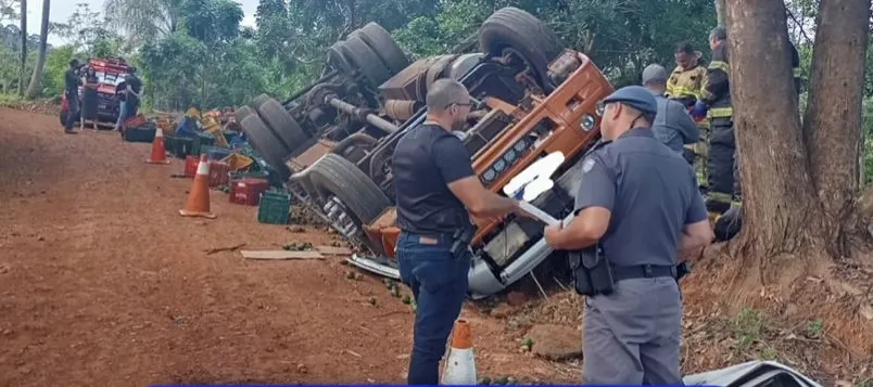Motorista de caminhão morre após acidente entre Poços de Caldas e São Sebastião da Grama