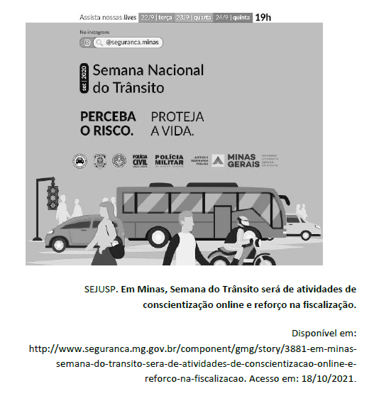 Questão resolvida envolvendo campanha publicitária, da Faminas 2022