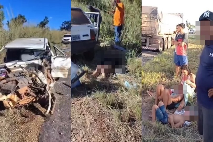 Acidente na Estrada do Manso mata casal e deixa crianças feridas; veja vídeo - FOLHAMAX
