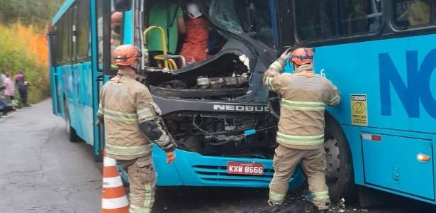 O outro motorista sofreu uma fratura na perna esquerda
