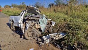 Duas pessoas morrem em grave acidente na BR-365