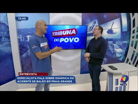 Piloto de balão de Blumenau quebra o silêncio sobre acidente em Praia Grande - ND Mais